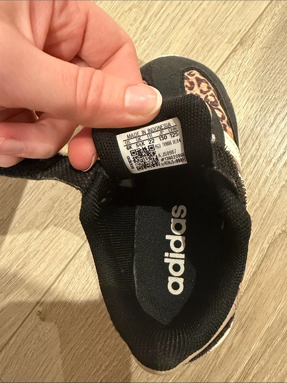 Toddler Leopard Print adidas Sneakers